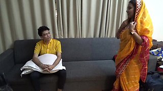 A Mature Brother in Law Came to the House of a Lonely House Wife and Fuck Her, Full Hinidi Audio, Tina and Gaur