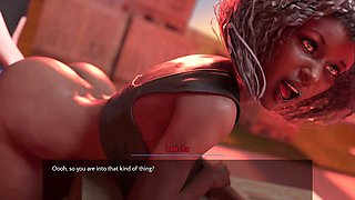 Alex gets naughty with Latisha's ass in this cartoon fantasy