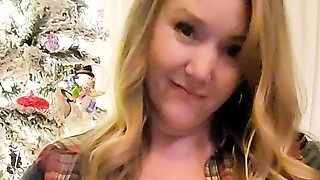 Big Boobed Blonde Masturbates With A Dildo In The Bathroom