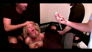 Son's Friends Rough GangBang His Mom