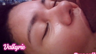 Beautiful sucking balls