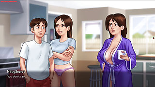 Horny Dude Wants To Help His Sexy Roommate Jenny To Get a Huge Dildo - Summertime Saga 11 3D Porn Game