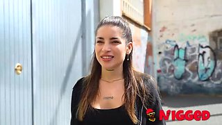 Rubi Cosmo First BBC Experience - Hot Latina Amateur Takes Huge Cock in Park