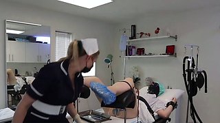 Traditional Nurse Administers Female Patient Electro Shock