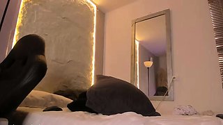 Solo ladyboy masturbation