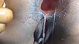 Young Girl Training Her Ass to Receive BBC