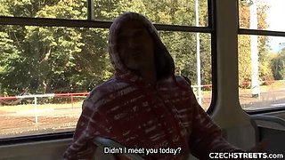 Squirting MILF Sereyna Gomez Fucked Hard in Public - POV Doggy Style & Blowjob