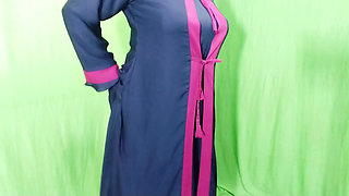 Beautiful Amena Bhabhi has sex indoors wearing a burqa and hijab