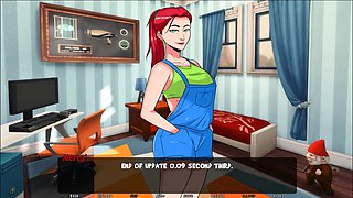 MissKitty2K delivers an epic load in this animated adventure