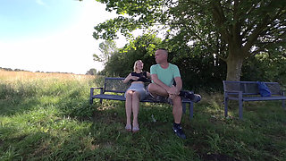 Horny Blonde Gets Fucked Publicly by the Stranger!