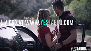 Stranded blond hair babe mature fucks hung stranger