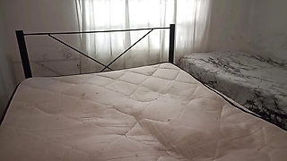 Sister-in-law cleaning the room in a thong (part four)