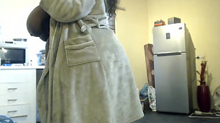 Black MILF in Her Sexy Robes