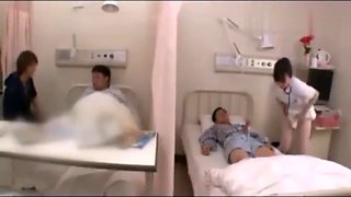 Japanese hospital nurse fucks 1