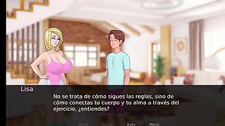 Stepmom Fucks in the Bathroom - Big Natural Tits POV