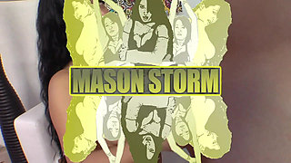 Hot brunette milf loves young cock