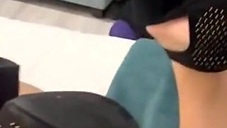 Laying on the Bed in Sexy Lingerie My Booty Whipping