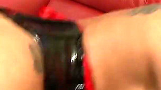 Brunette and Ebony have hot group sex