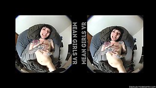 In Bed With Justine Marie Part 2 - Tattooed Babe With Pierced Nipples