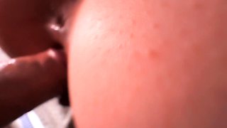 Close-up POV fuck with hot petite babe with several cum