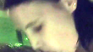 He Squirts Into Her Pussy Hole in the Pool