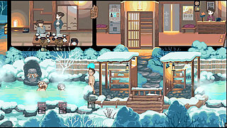 Yukiya Hot Spring the Waters of Fertility Hentai Game Ep.2 Wife Swaping Orgy to Make Them Pregnant!