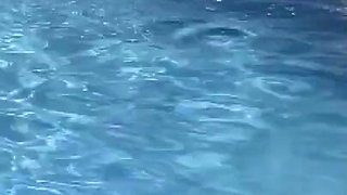 Yesterday’s Filming Day Ended with a Dip in the Pool