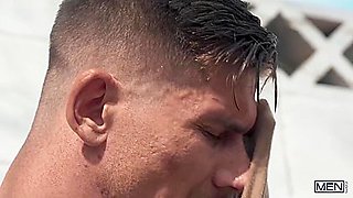 Jack Waters, Kane Fox And Tony Genius In Men: From Army Drills To Wild Threesomes