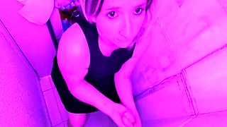 Gloryhole wife, wife shared first time, gulped