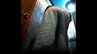 Desi aunty caught on hidden cam placed in bathroom