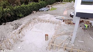 Video of Cory Chase's husband walking around a construction site