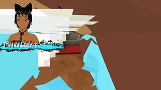 The Jenny mod Fapcraft Minecraft - Its Bia and Allie the genie and I am fucking them both