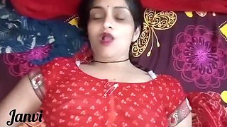 Janvibhabhii Indian Hot Girl Fucks Boyfriend Behind Husband - Full HD Hindi Sex
