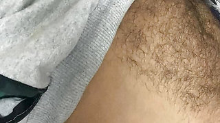 desi man play with hairy Dick