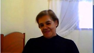 Big-Titted Granny Slut on Webcam
