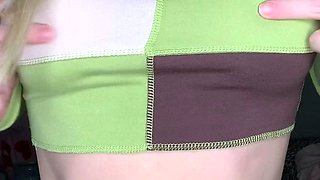 Blonde emo amateur solo masturbation