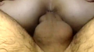 Dark Haired German Babe Riding Her Dudes Cock With Her Hairy Vagina