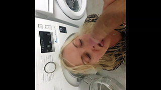 Neighbor Stuck in the Washing Machine and Gets Anal Fucked
