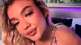 Blonde emo amateur solo masturbation