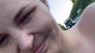 Pissed on the Road Side and Caught by Next Car