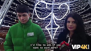 Exotic beauty fulfills dreams with tight passion on a massive thrill