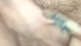 I attached a big dildo to the wall and I have my anal to squirt