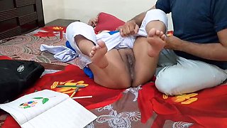 Desi Stepbrother Fucks Stepsister in School Uniform After Hot Drawing Session