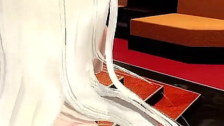 Pussylicking for Hot Blonde in Mini Skirt - She Orgasm so Hard! 3D Animation