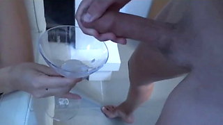Hotwife drinking milk (no sound sorry)