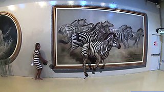 Big ass Thai GF museum visit and fuck