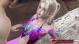 3D Hentai: Okawa, the Sexy Anime Girl - Big Tits Massage, Dildo Stimulation, and Sitting Pussy Licking Squirt Orgasm