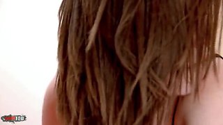 Hot Spanish teen Zoe Doll squirts hard in her first rough fuck with Terry Kemaco
