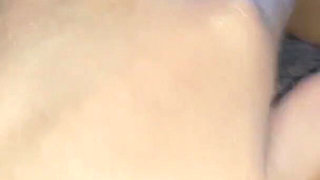 Girl Masturbates Her Innocent Swollen Hairy Pussy Until She Cums