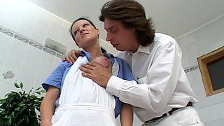 Disgusted nurse is hit on by the chief doctor